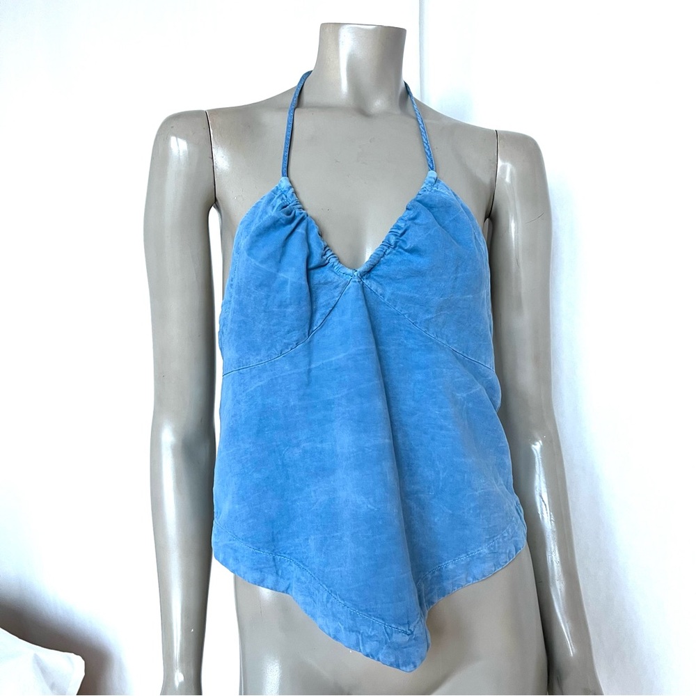 ZARA Blue Halter Neck Women's Top - Picture 9 of 10